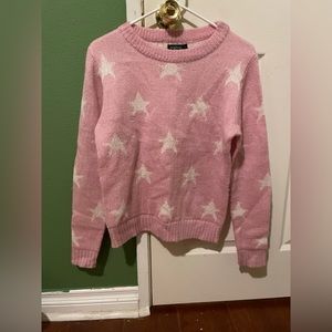 Pink Star Sweater